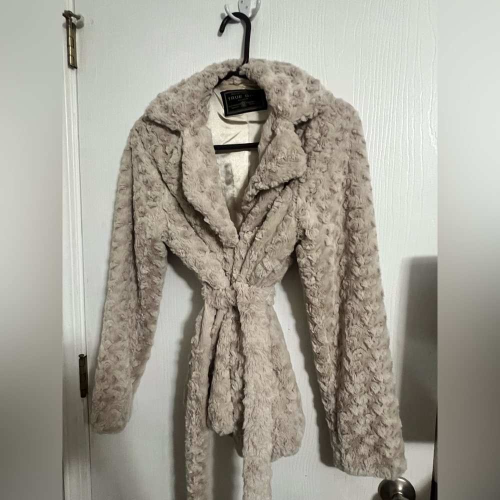True Grit Cream Teddy Jacket